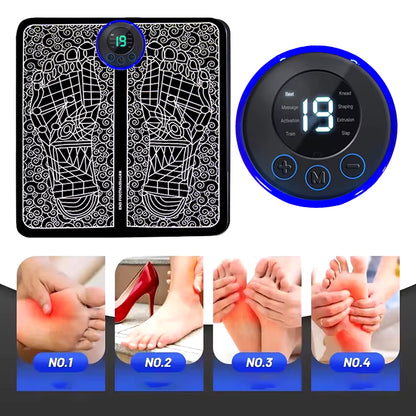 Intelligent Full Body Massage Set with Foot Pad, Cervical Neck Patch, and Massage Pen